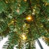 Pencil Christmas Tree with Memory Wire Branch Tips and Warm  LED Lights