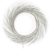 24" LED Lighted Paper Wreath with Timer for Valentine's Day D√©cor, Warm Lights, Battery Operated