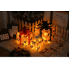 Christmas Light Box, LED Light Foldable Decoration Indoor And Outdoor, Christmas Light Box Gift Decoration Indoor And Outdoor Garden