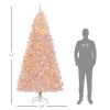 Prelit Christmas Tree Douglas Fir Artificial Christmas Tree with Realistic Branches, Warm White LED Lights