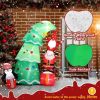 Inflatable Christmas Tree with LED Lights for Holiday Decor