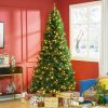 Prelit Christmas Tree Douglas Fir Artificial Christmas Tree with Realistic Branches, Warm White LED Lights