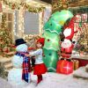 Inflatable Christmas Tree with LED Lights for Holiday Decor