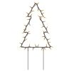 Christmas Light Decorations with Spikes 3 pcs Tree 50 LEDs 11.8"