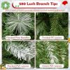 6/7.5/9 FT Artificial Christmas Tree with Warm-White LED Lights