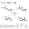 Prelit Christmas Tree Douglas Fir Artificial Christmas Tree with Realistic Branches, Warm White LED Lights