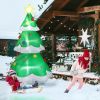 Inflatable Christmas Tree with LED Lights for Holiday Decor