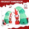 Inflatable Christmas Tree with LED Lights for Holiday Decor