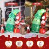Inflatable Christmas Tree with LED Lights for Holiday Decor