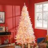 Prelit Christmas Tree Douglas Fir Artificial Christmas Tree with Realistic Branches, Warm White LED Lights