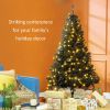 6' Tall Prelit Christmas Tree Douglas Fir Artificial Christmas Tree with Realistic Branches, 250 Warm White LED Lights and 1000 Tips